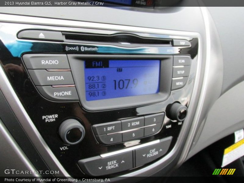 Harbor Gray Metallic / Gray 2013 Hyundai Elantra GLS
