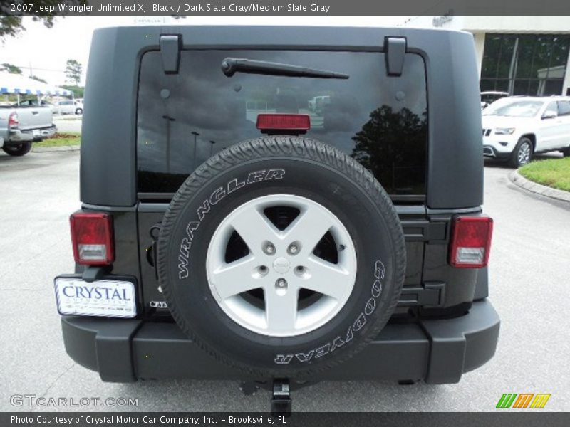 Black / Dark Slate Gray/Medium Slate Gray 2007 Jeep Wrangler Unlimited X