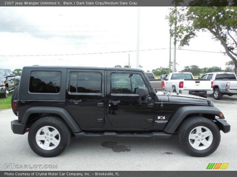 Black / Dark Slate Gray/Medium Slate Gray 2007 Jeep Wrangler Unlimited X
