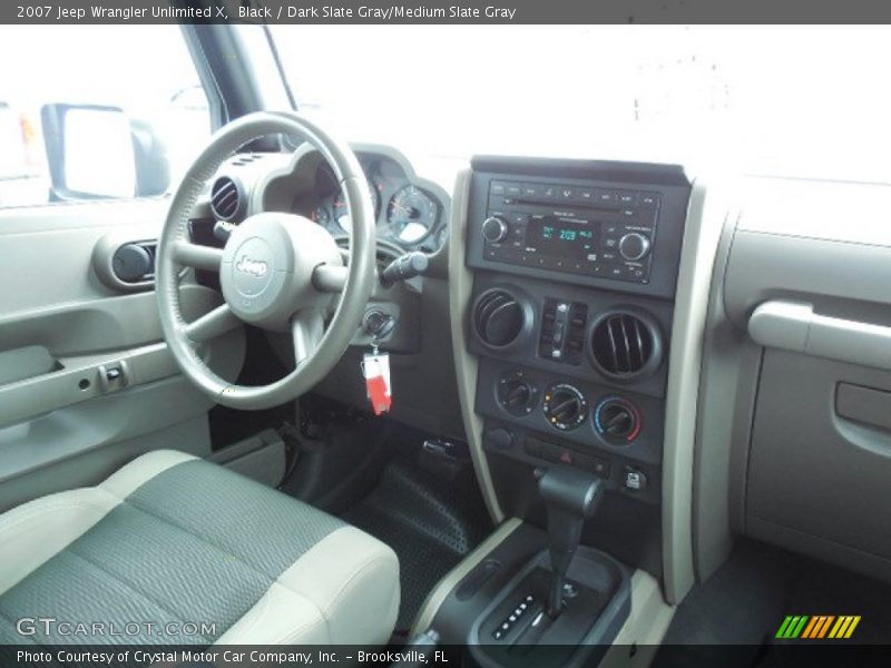 Black / Dark Slate Gray/Medium Slate Gray 2007 Jeep Wrangler Unlimited X