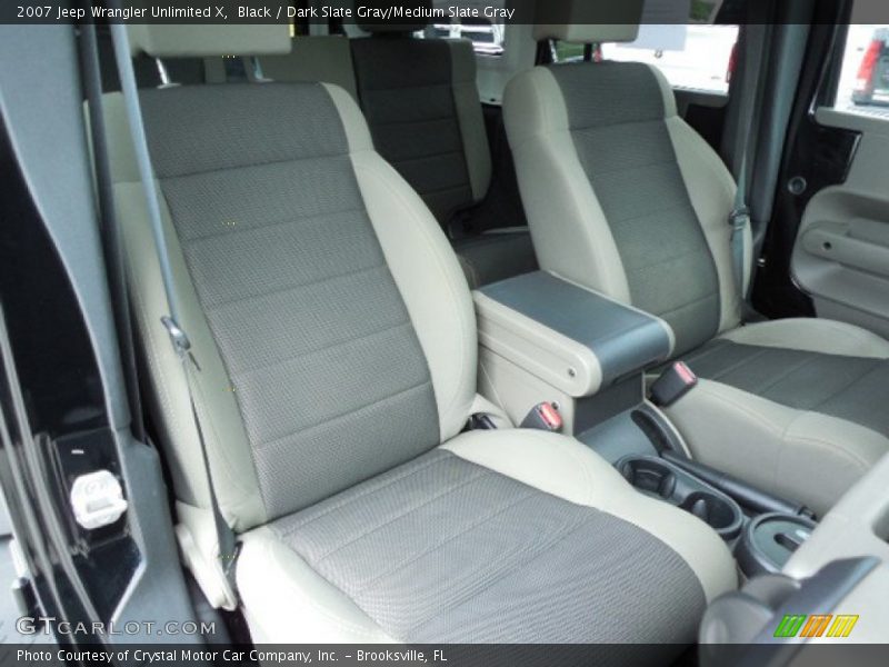 Black / Dark Slate Gray/Medium Slate Gray 2007 Jeep Wrangler Unlimited X