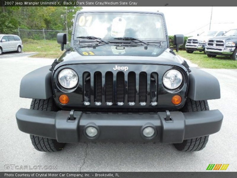 Black / Dark Slate Gray/Medium Slate Gray 2007 Jeep Wrangler Unlimited X