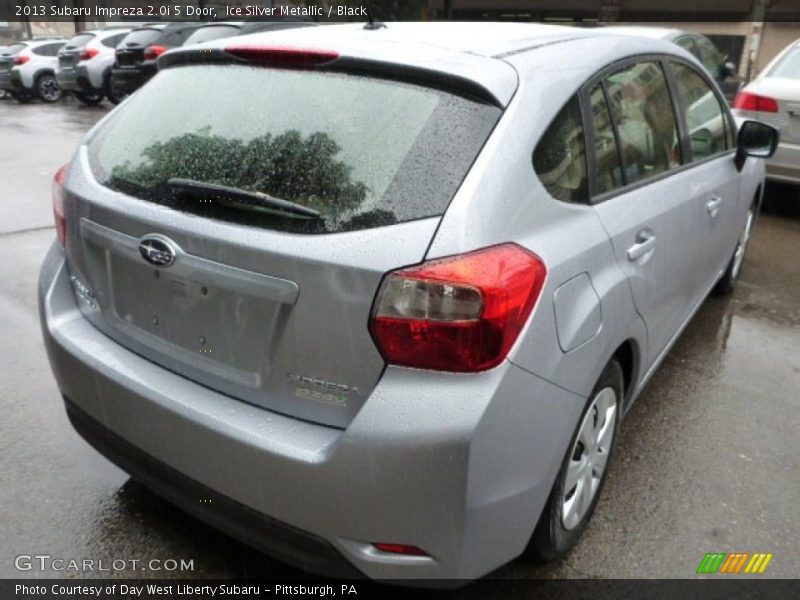 Ice Silver Metallic / Black 2013 Subaru Impreza 2.0i 5 Door