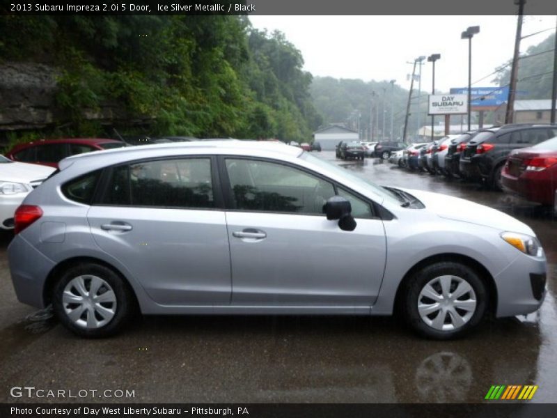 Ice Silver Metallic / Black 2013 Subaru Impreza 2.0i 5 Door
