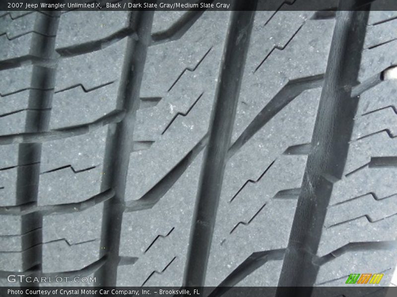 Black / Dark Slate Gray/Medium Slate Gray 2007 Jeep Wrangler Unlimited X