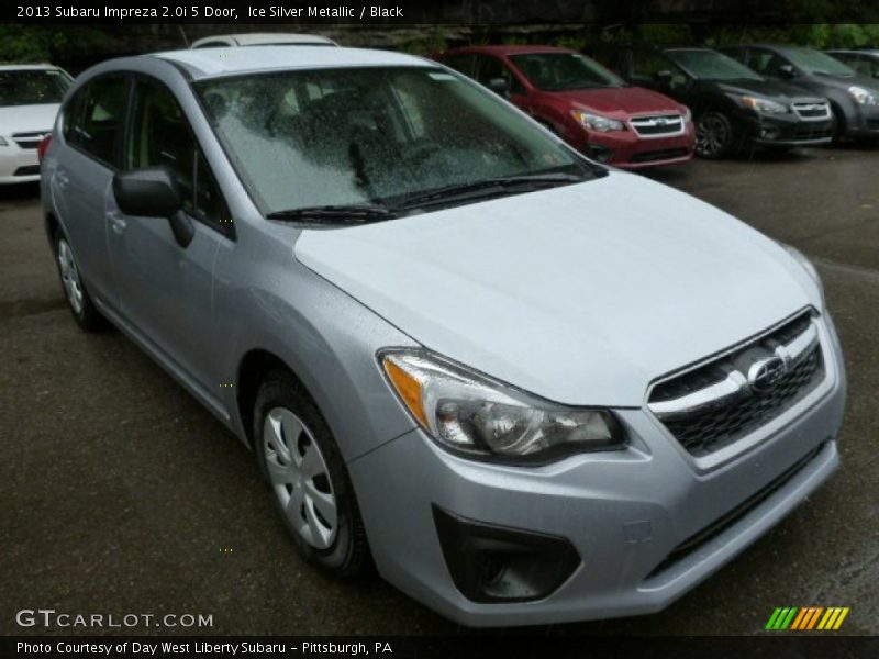 Ice Silver Metallic / Black 2013 Subaru Impreza 2.0i 5 Door