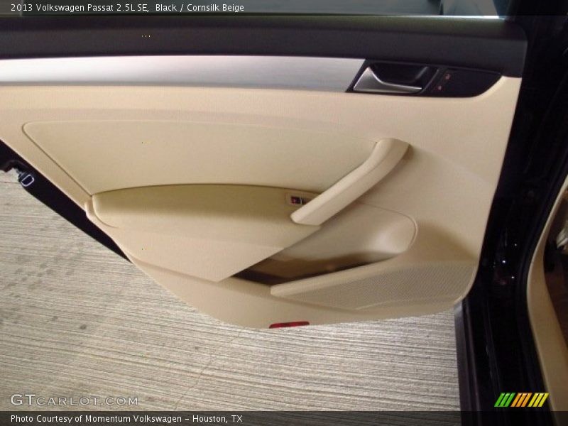 Black / Cornsilk Beige 2013 Volkswagen Passat 2.5L SE