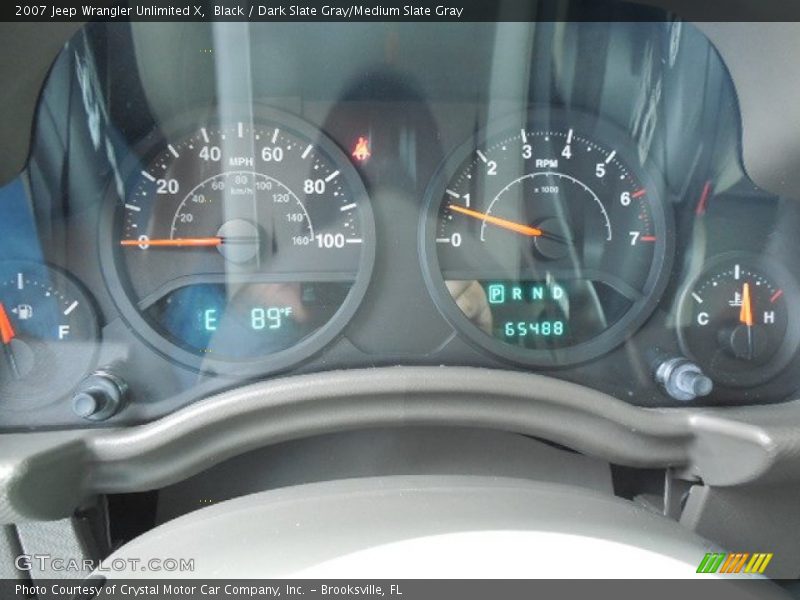 Black / Dark Slate Gray/Medium Slate Gray 2007 Jeep Wrangler Unlimited X