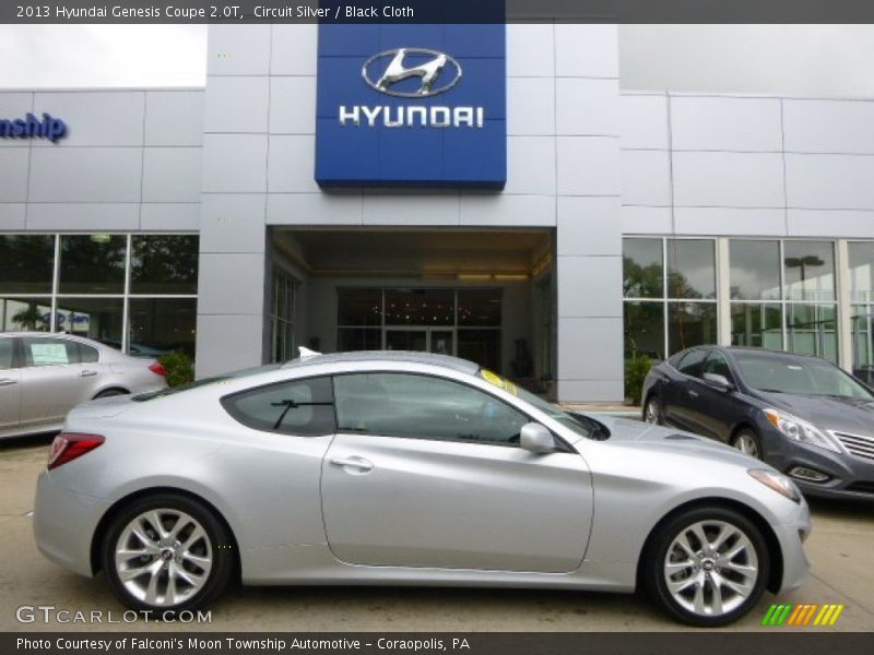 Circuit Silver / Black Cloth 2013 Hyundai Genesis Coupe 2.0T