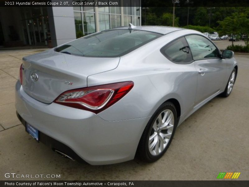 Circuit Silver / Black Cloth 2013 Hyundai Genesis Coupe 2.0T