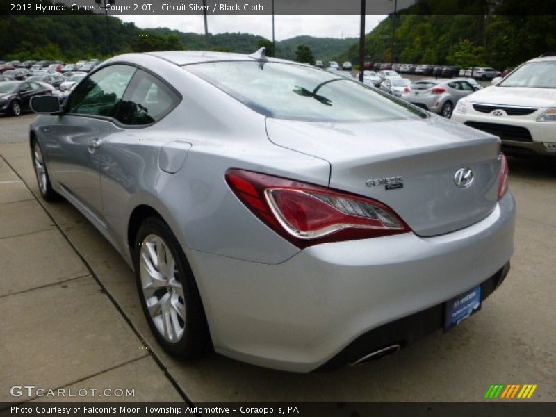 Circuit Silver / Black Cloth 2013 Hyundai Genesis Coupe 2.0T