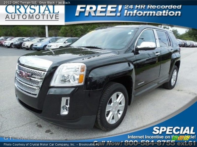 Onyx Black / Jet Black 2012 GMC Terrain SLE