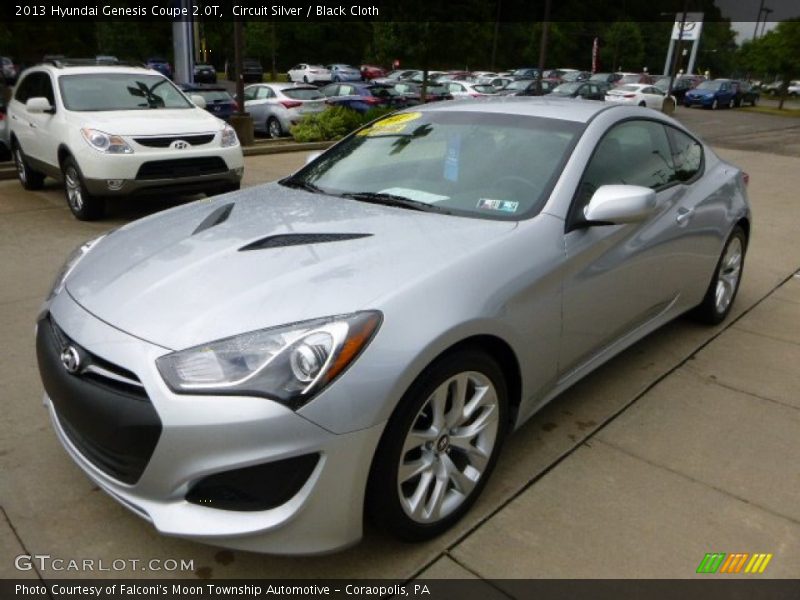 Circuit Silver / Black Cloth 2013 Hyundai Genesis Coupe 2.0T