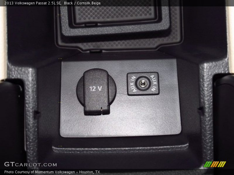 Black / Cornsilk Beige 2013 Volkswagen Passat 2.5L SE