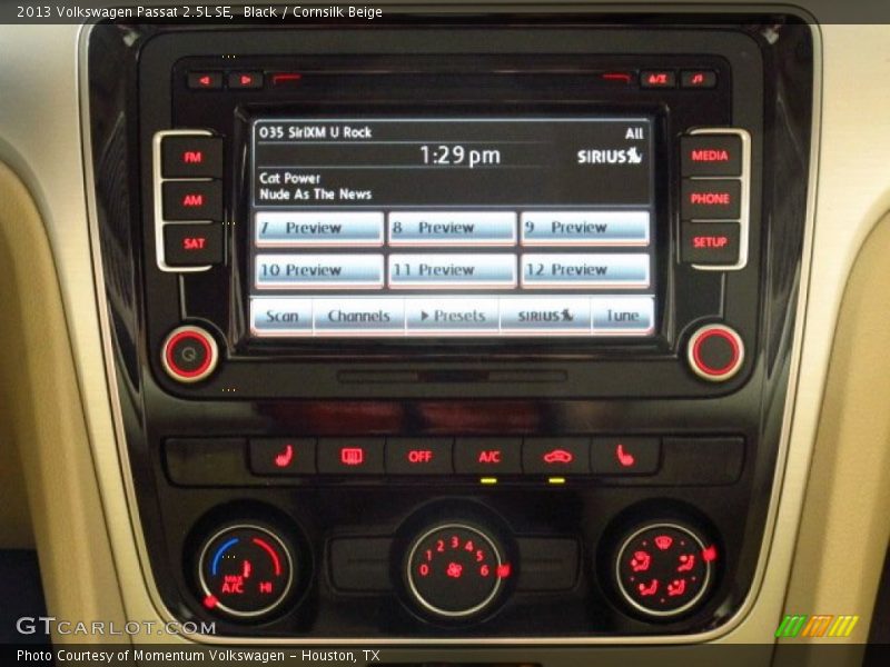 Black / Cornsilk Beige 2013 Volkswagen Passat 2.5L SE