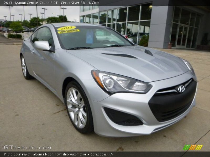 Circuit Silver / Black Cloth 2013 Hyundai Genesis Coupe 2.0T