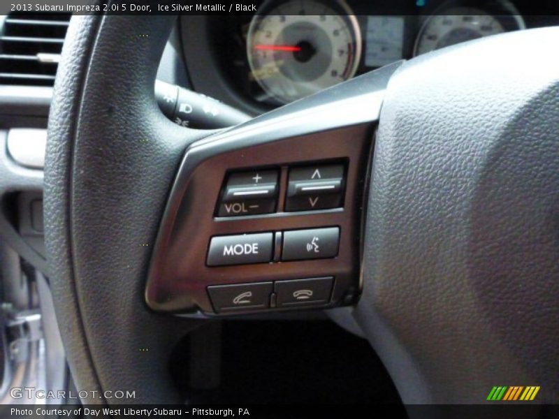 Ice Silver Metallic / Black 2013 Subaru Impreza 2.0i 5 Door