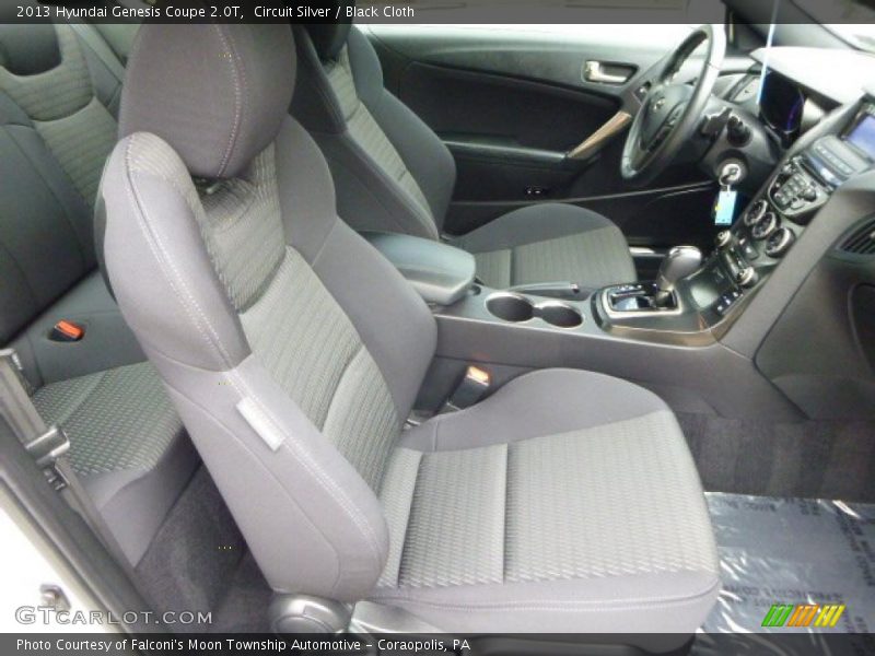 Circuit Silver / Black Cloth 2013 Hyundai Genesis Coupe 2.0T