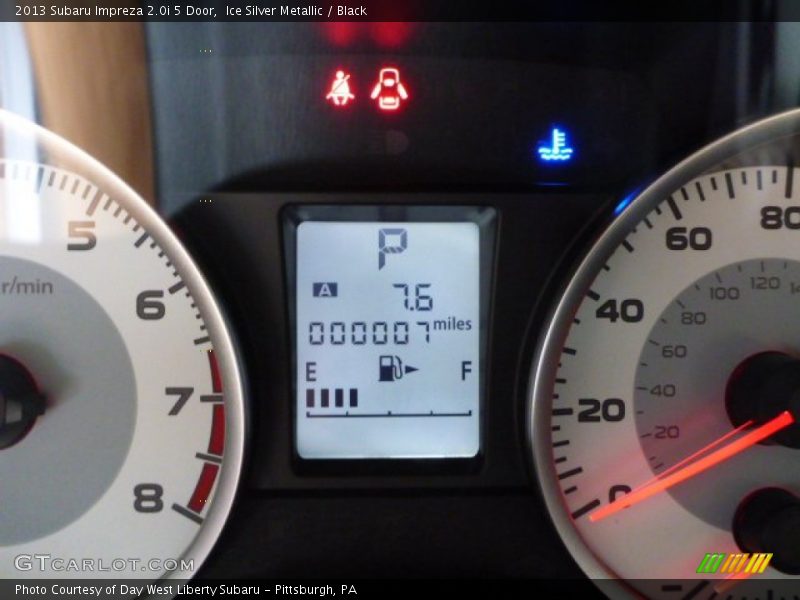 Ice Silver Metallic / Black 2013 Subaru Impreza 2.0i 5 Door