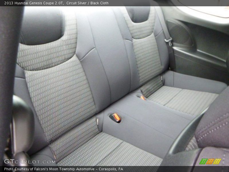 Circuit Silver / Black Cloth 2013 Hyundai Genesis Coupe 2.0T
