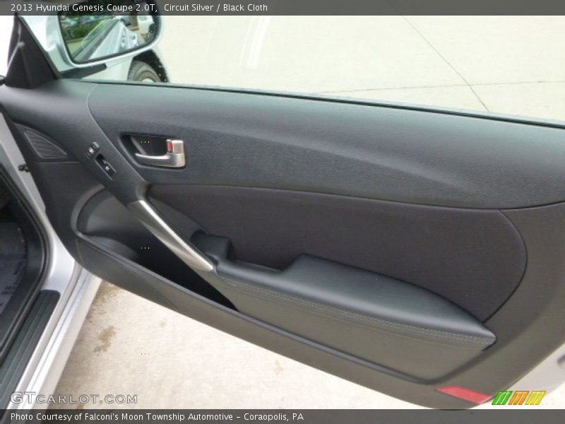 Circuit Silver / Black Cloth 2013 Hyundai Genesis Coupe 2.0T