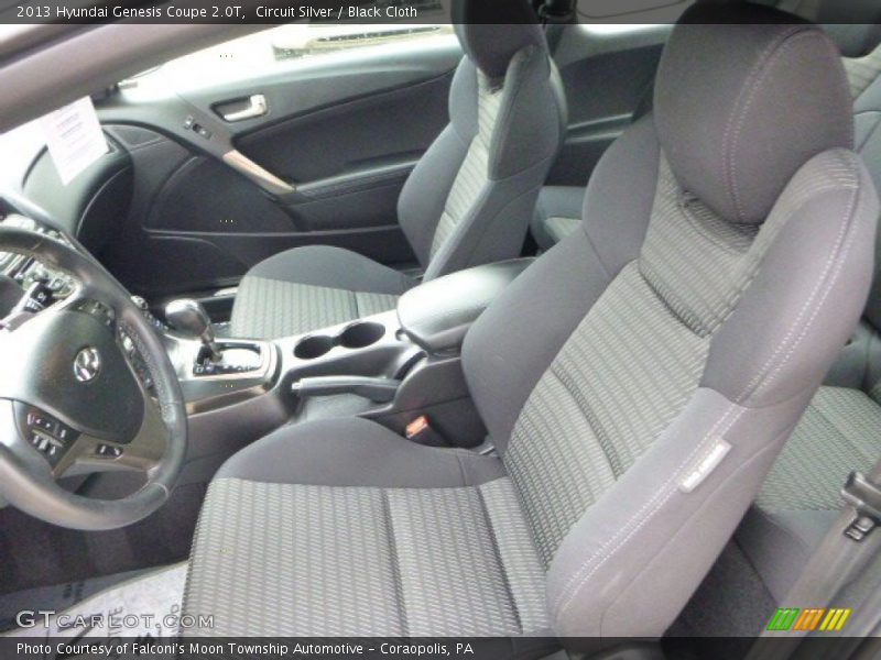 Circuit Silver / Black Cloth 2013 Hyundai Genesis Coupe 2.0T