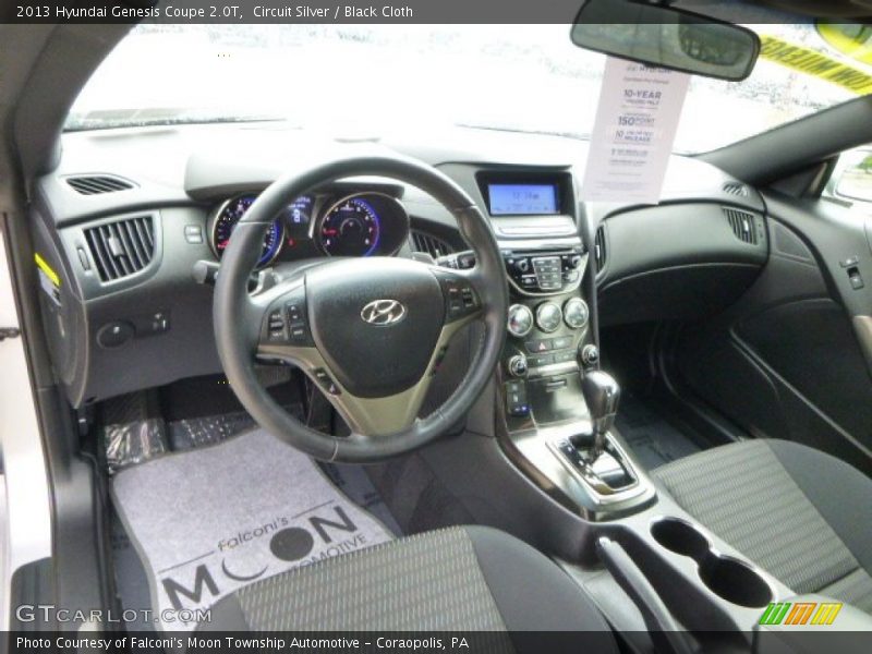 Circuit Silver / Black Cloth 2013 Hyundai Genesis Coupe 2.0T