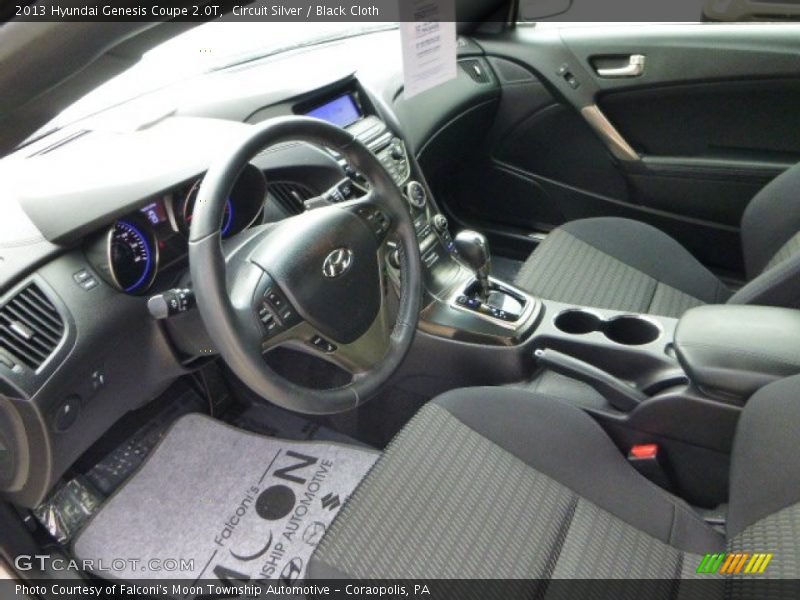 Circuit Silver / Black Cloth 2013 Hyundai Genesis Coupe 2.0T