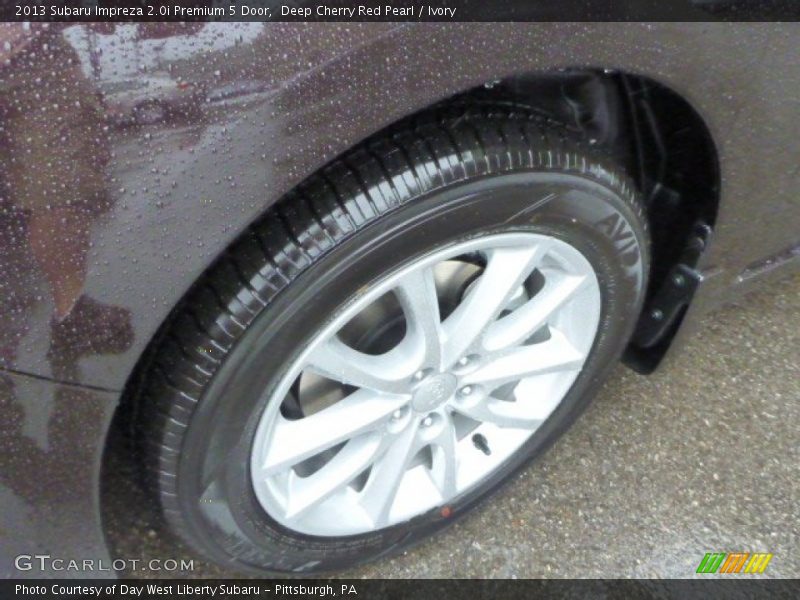 Deep Cherry Red Pearl / Ivory 2013 Subaru Impreza 2.0i Premium 5 Door