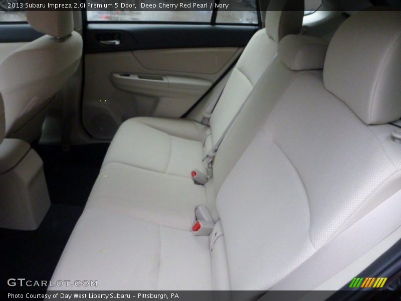 Deep Cherry Red Pearl / Ivory 2013 Subaru Impreza 2.0i Premium 5 Door