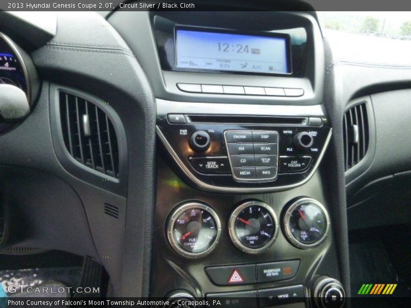 Circuit Silver / Black Cloth 2013 Hyundai Genesis Coupe 2.0T