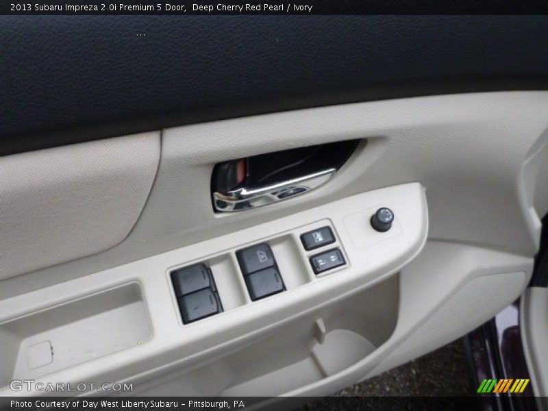 Deep Cherry Red Pearl / Ivory 2013 Subaru Impreza 2.0i Premium 5 Door
