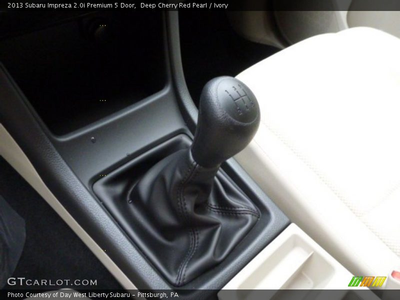 Deep Cherry Red Pearl / Ivory 2013 Subaru Impreza 2.0i Premium 5 Door