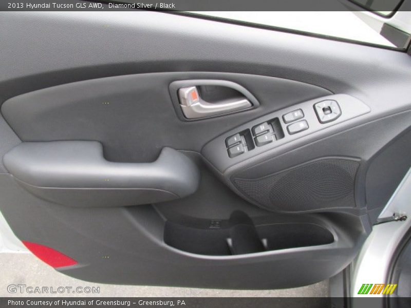 Diamond Silver / Black 2013 Hyundai Tucson GLS AWD