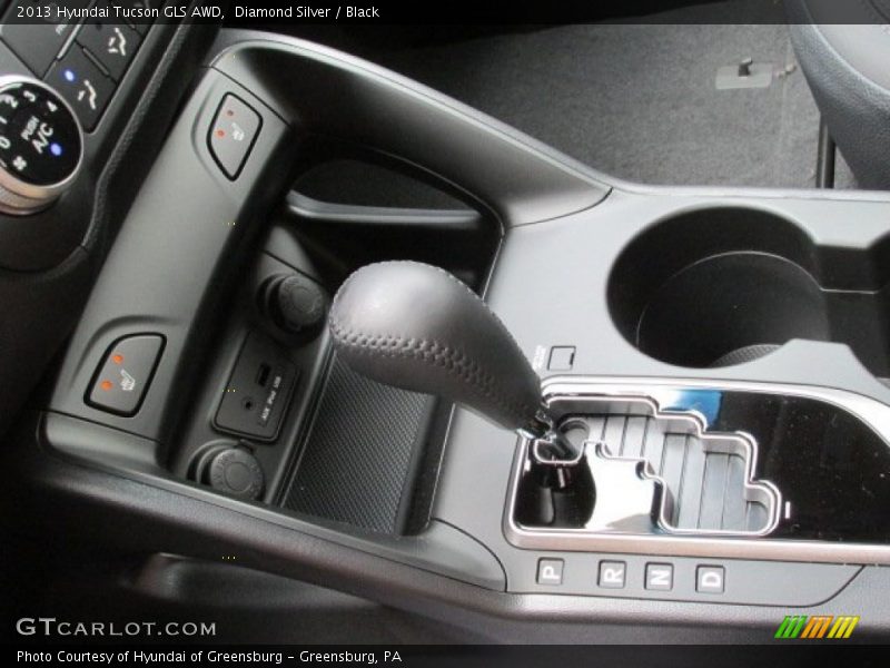 Diamond Silver / Black 2013 Hyundai Tucson GLS AWD