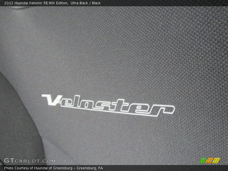 Ultra Black / Black 2013 Hyundai Veloster RE:MIX Edition