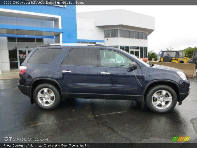 Deep Blue Metallic / Ebony 2011 GMC Acadia SLE AWD