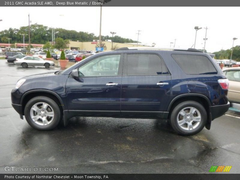Deep Blue Metallic / Ebony 2011 GMC Acadia SLE AWD