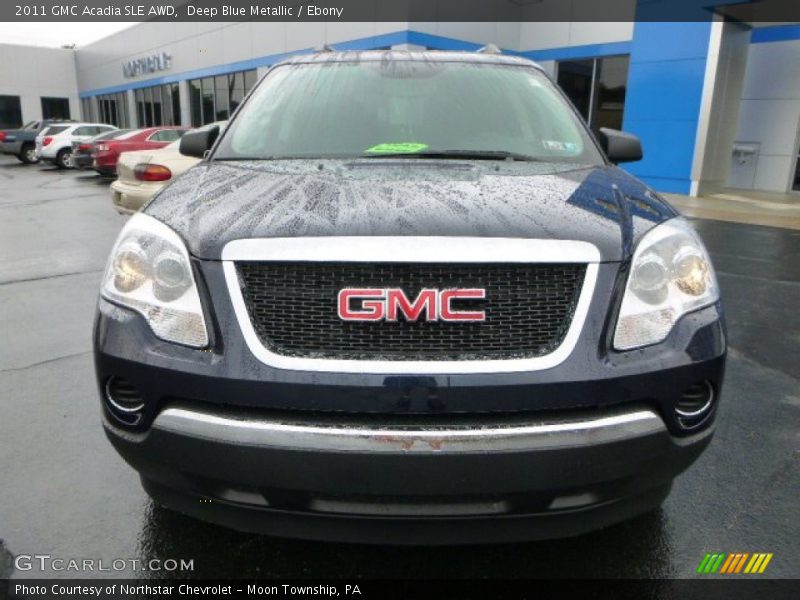 Deep Blue Metallic / Ebony 2011 GMC Acadia SLE AWD