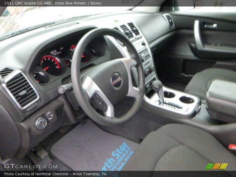 Deep Blue Metallic / Ebony 2011 GMC Acadia SLE AWD