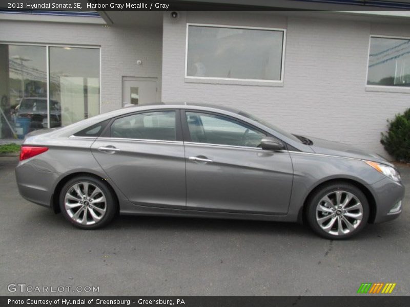 Harbor Gray Metallic / Gray 2013 Hyundai Sonata SE