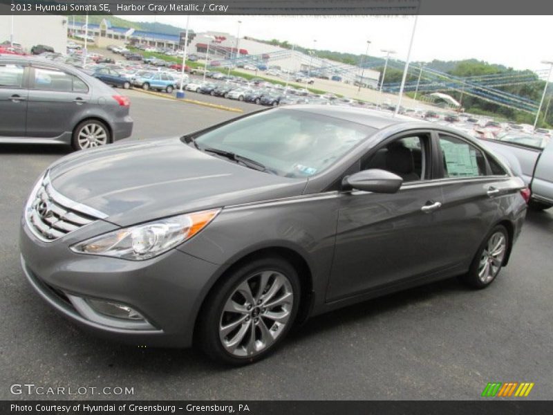 Harbor Gray Metallic / Gray 2013 Hyundai Sonata SE