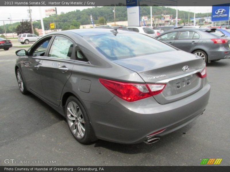 Harbor Gray Metallic / Gray 2013 Hyundai Sonata SE