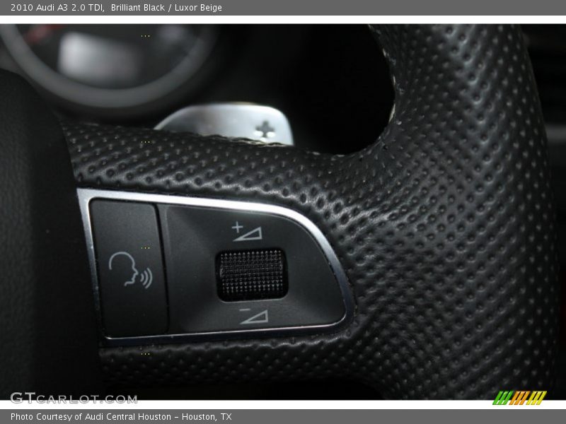Brilliant Black / Luxor Beige 2010 Audi A3 2.0 TDI