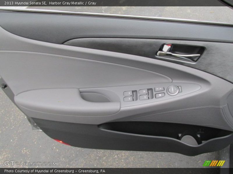Harbor Gray Metallic / Gray 2013 Hyundai Sonata SE