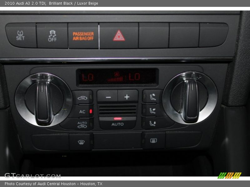 Brilliant Black / Luxor Beige 2010 Audi A3 2.0 TDI