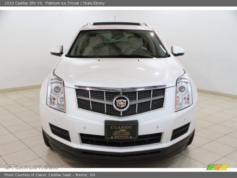 Platinum Ice Tricoat / Shale/Ebony 2010 Cadillac SRX V6