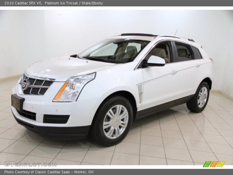 Platinum Ice Tricoat / Shale/Ebony 2010 Cadillac SRX V6