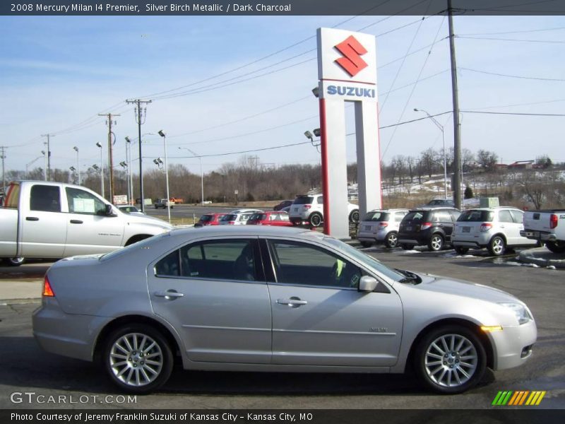 Silver Birch Metallic / Dark Charcoal 2008 Mercury Milan I4 Premier