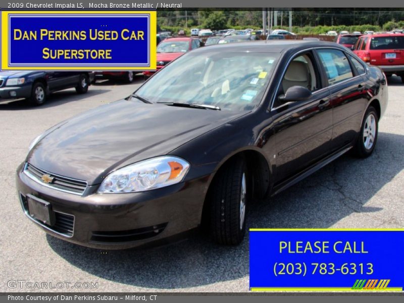 Mocha Bronze Metallic / Neutral 2009 Chevrolet Impala LS